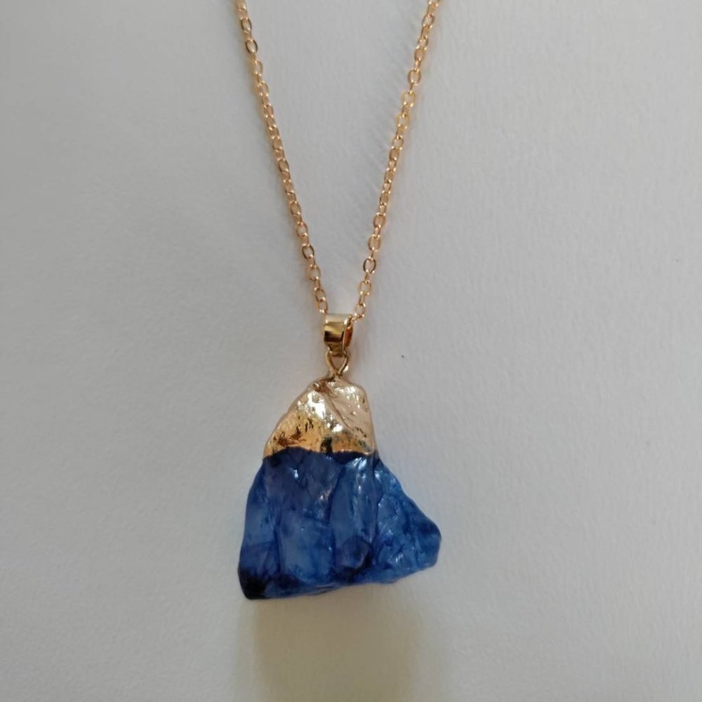 Blue Sapphire Natural Stone Necklace